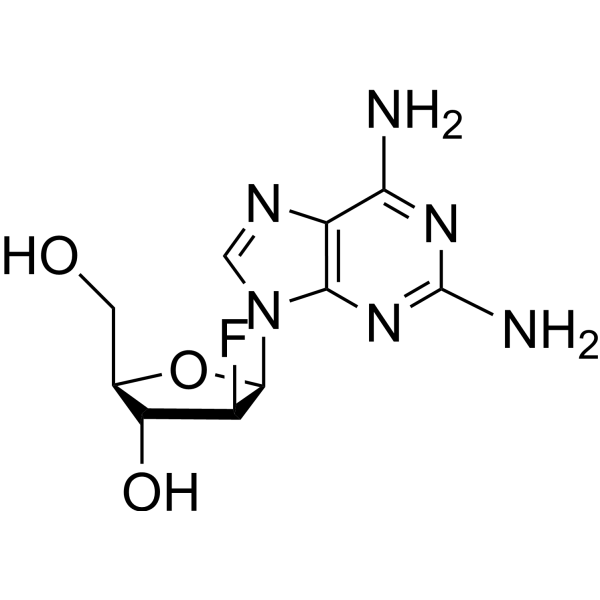 2,6-Diamino-9-(2-deoxy-2-fluoro-β-D-arabinofuranosyl)-9H-purine 103884-97-5